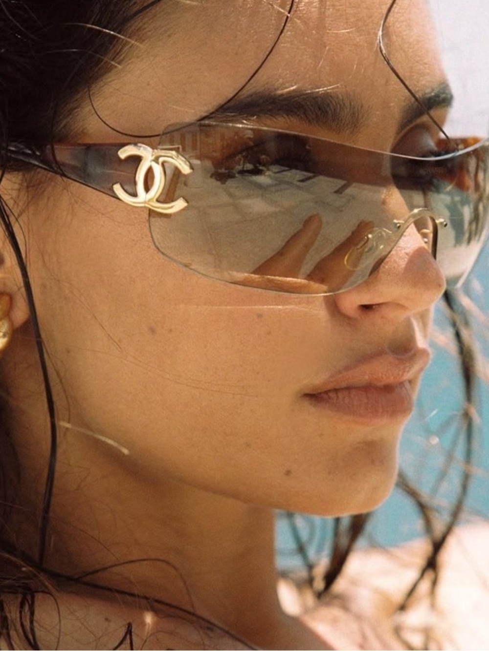 Vintage Y2K CHANEL Sunglasses